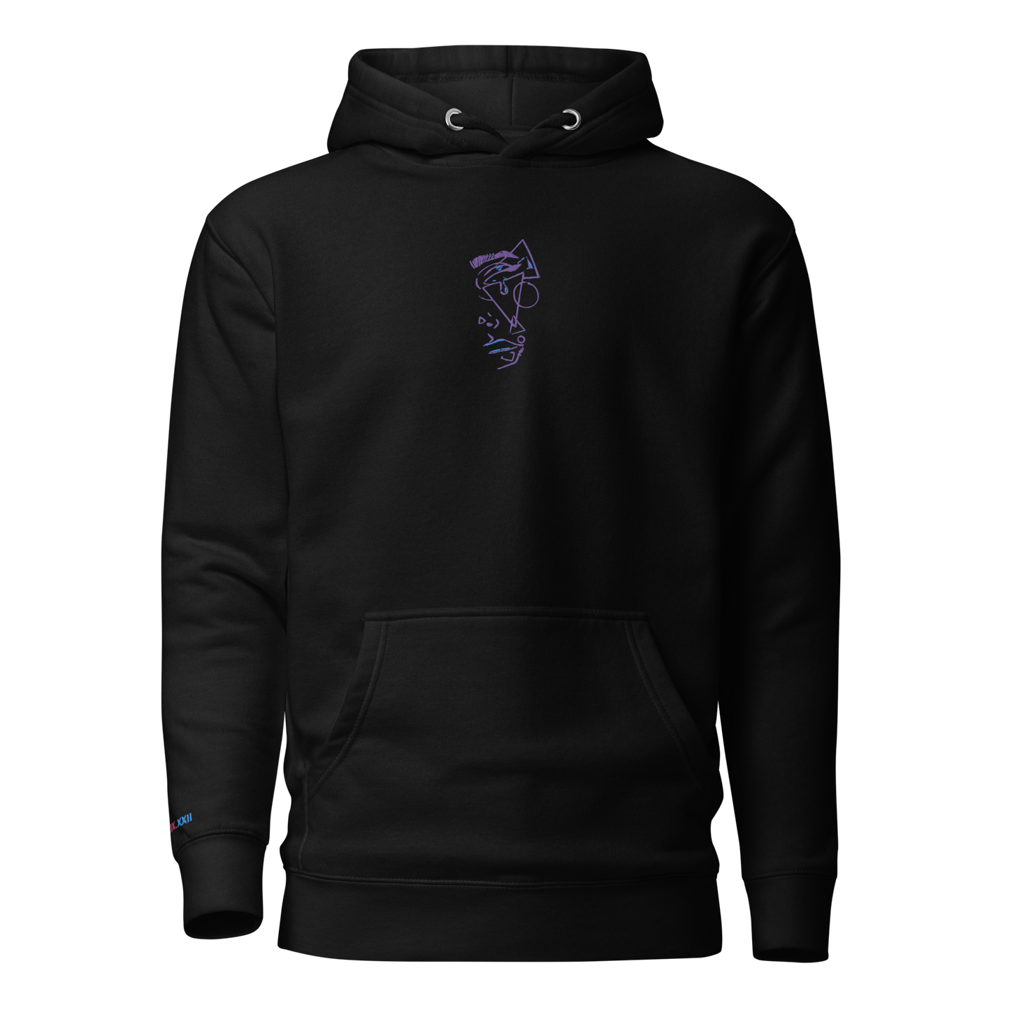 Purple Neon Lights Hoodie