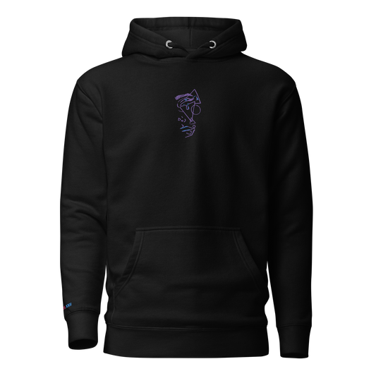 Purple Neon Lights Hoodie