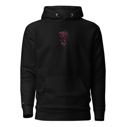 Pink Neon Lights Hoodie