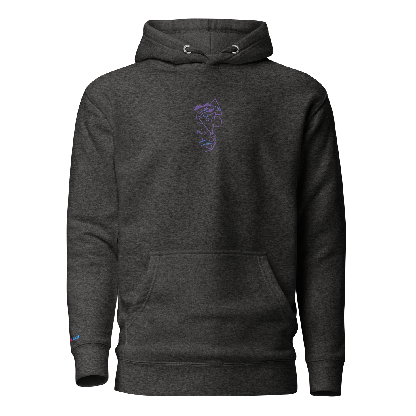 Purple Neon Lights Hoodie