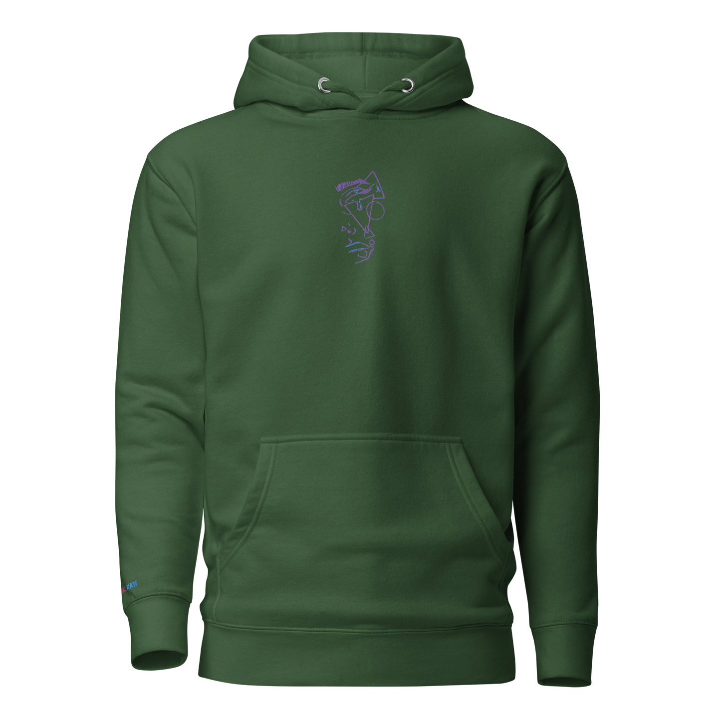 Purple Neon Lights Hoodie