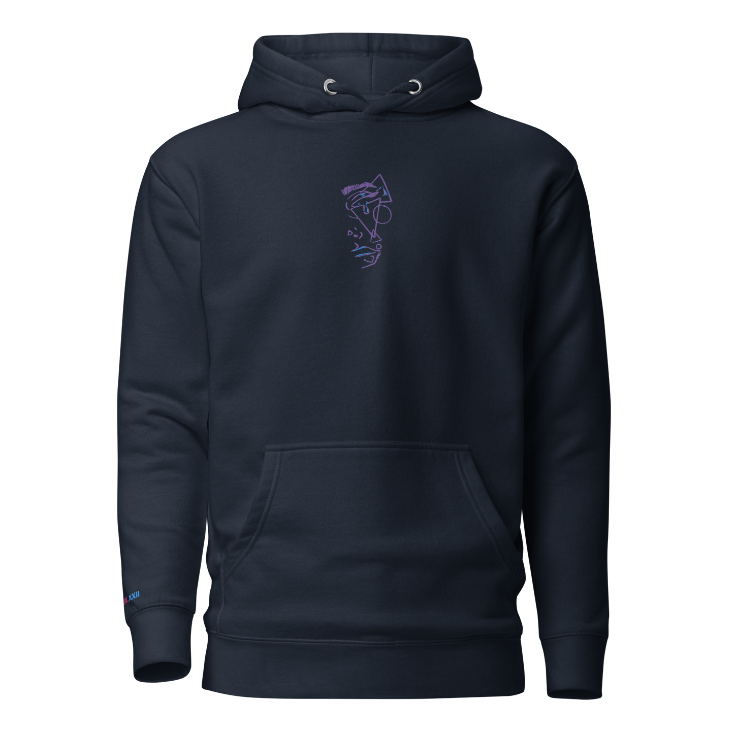 Purple Neon Lights Hoodie